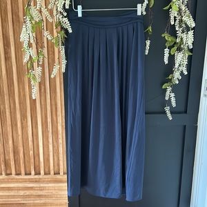 Max Mara Weekend Maxi Skirt. Size M Navy Blue